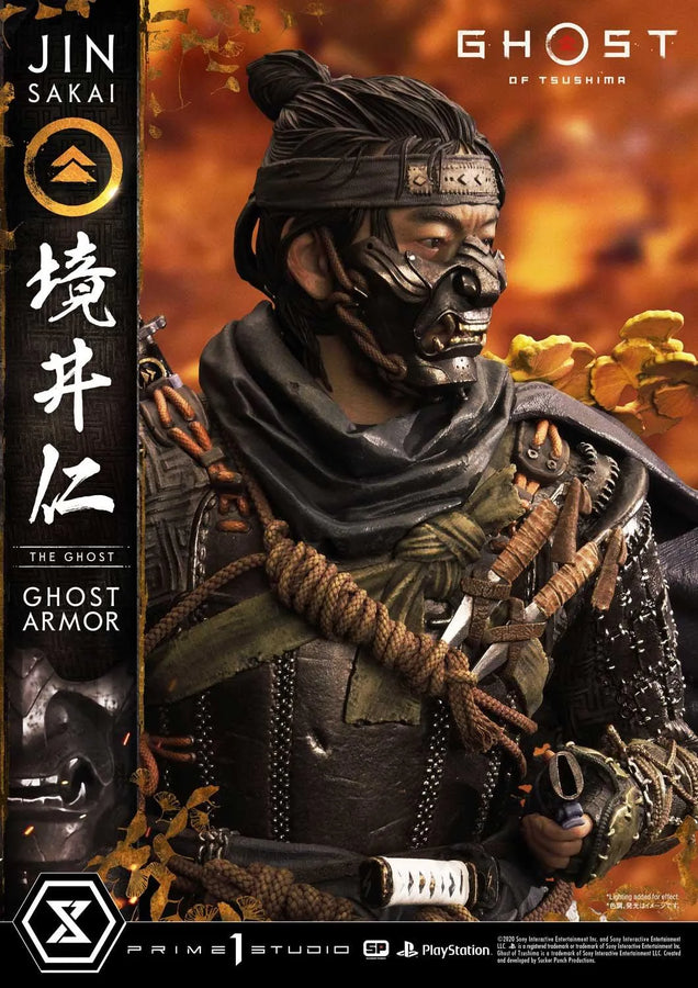 Jin Sakai, The Ghost (Regular Version) Ghost of Tsushima – Prime1Studio – ActionFigure Brasil