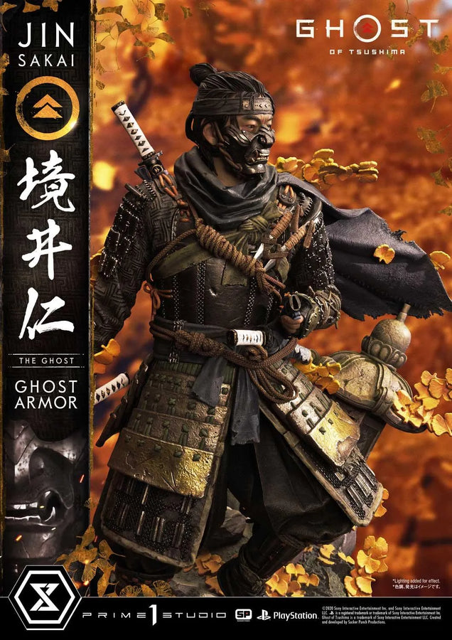 Jin Sakai, The Ghost (Regular Version) Ghost of Tsushima – Prime1Studio – ActionFigure Brasil