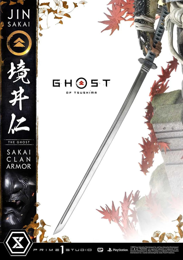 Jin Sakai, The Ghost (Regular Version) Ghost of Tsushima – Prime1Studio – ActionFigure Brasil