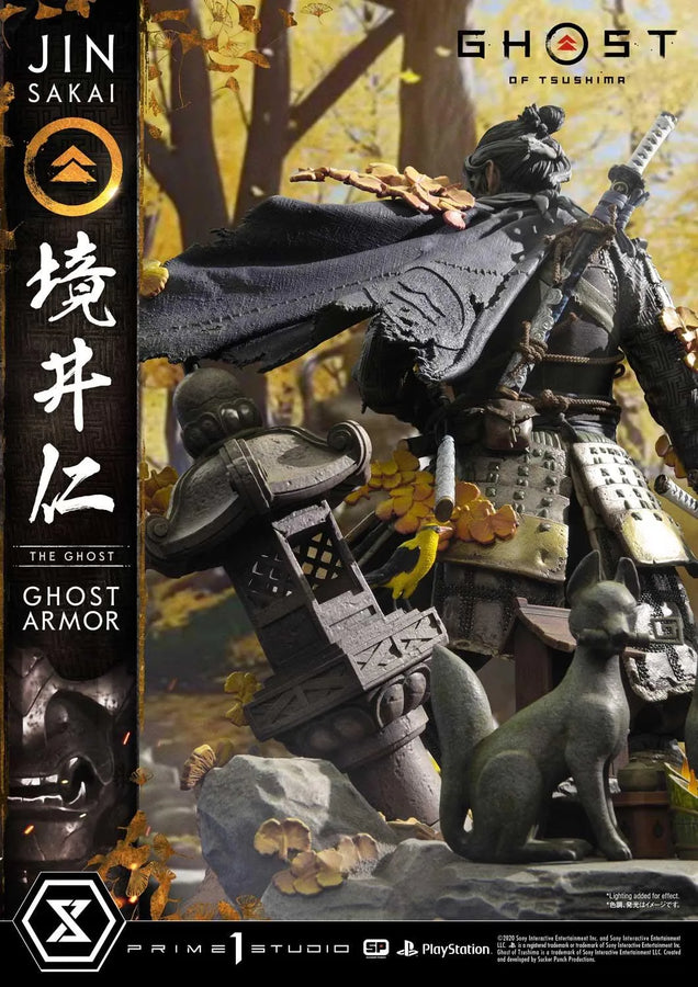 Jin Sakai, The Ghost (Regular Version) Ghost of Tsushima – Prime1Studio – ActionFigure Brasil