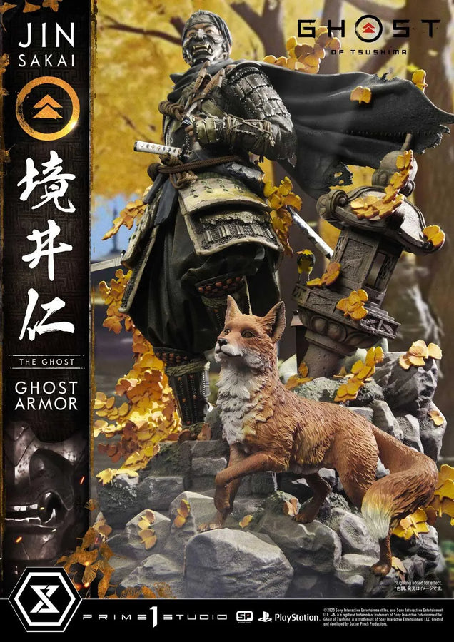 Jin Sakai, The Ghost (Regular Version) Ghost of Tsushima – Prime1Studio – ActionFigure Brasil