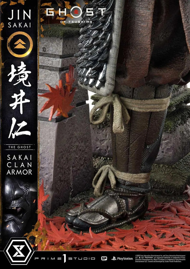 Jin Sakai, The Ghost (Regular Version) Ghost of Tsushima – Prime1Studio – ActionFigure Brasil