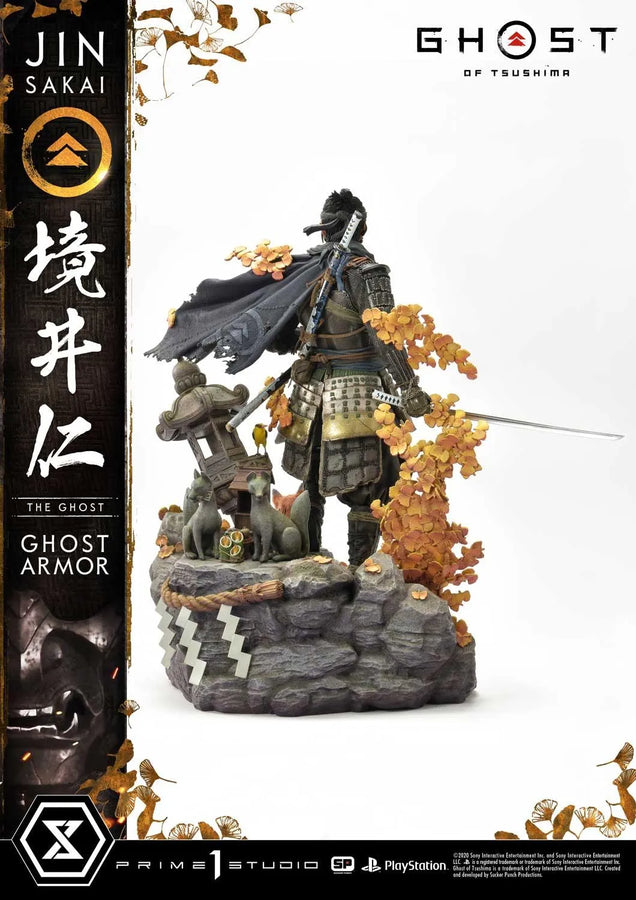 Jin Sakai, The Ghost (Regular Version) Ghost of Tsushima – Prime1Studio – ActionFigure Brasil