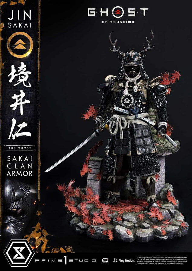 Jin Sakai, The Ghost (Regular Version) Ghost of Tsushima – Prime1Studio – ActionFigure Brasil
