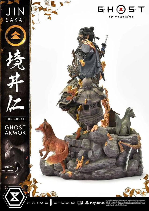 Jin Sakai, The Ghost (Regular Version) Ghost of Tsushima – Prime1Studio – ActionFigure Brasil