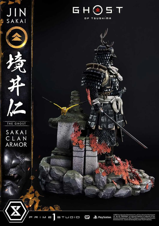 Jin Sakai, The Ghost (Regular Version) Ghost of Tsushima – Prime1Studio – ActionFigure Brasil