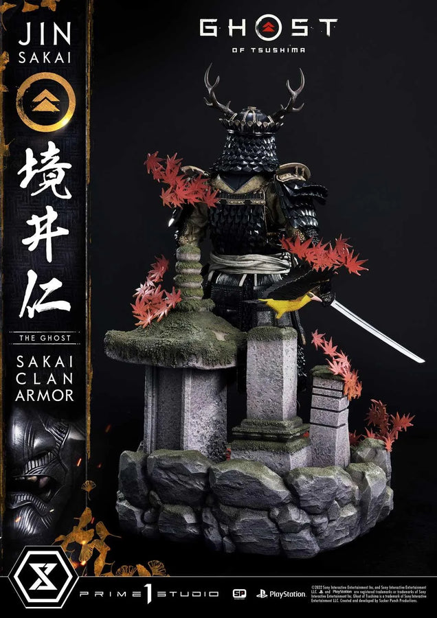 Jin Sakai, The Ghost (Regular Version) Ghost of Tsushima – Prime1Studio – ActionFigure Brasil