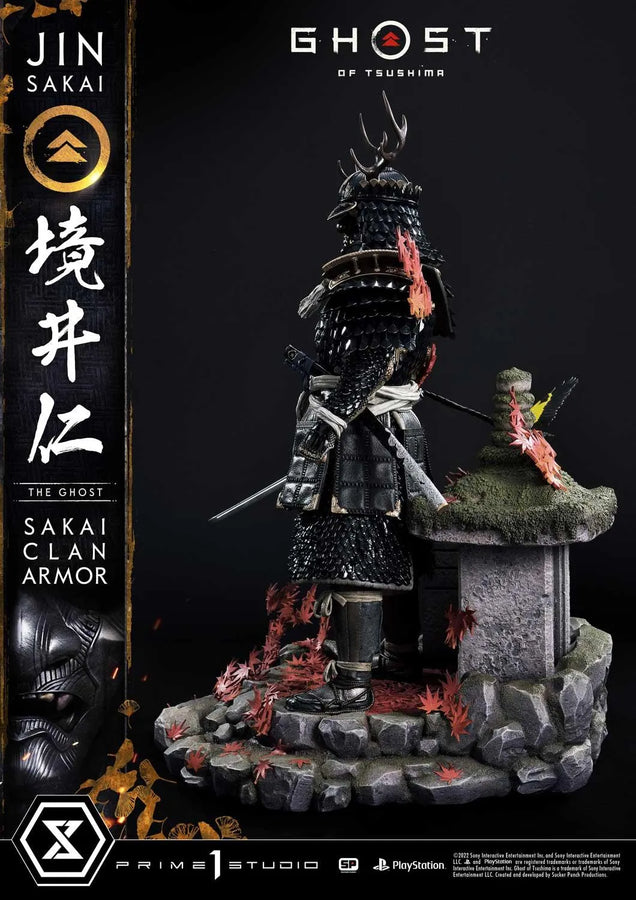 Jin Sakai, The Ghost (Regular Version) Ghost of Tsushima – Prime1Studio – ActionFigure Brasil