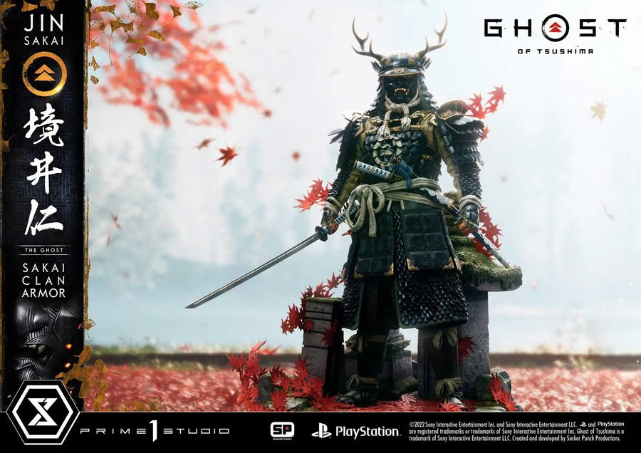 Jin Sakai, The Ghost (Regular Version) Ghost of Tsushima – Prime1Studio – ActionFigure Brasil