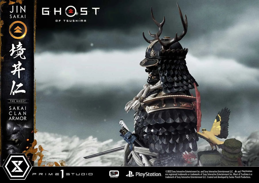 Jin Sakai, The Ghost (Regular Version) Ghost of Tsushima – Prime1Studio – ActionFigure Brasil