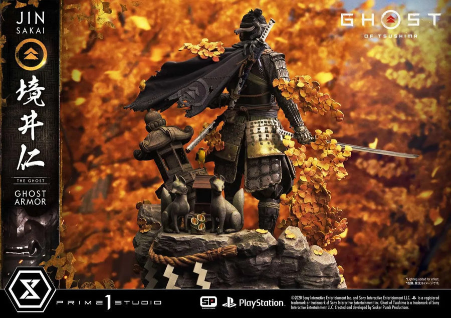 Jin Sakai, The Ghost (Regular Version) Ghost of Tsushima – Prime1Studio – ActionFigure Brasil