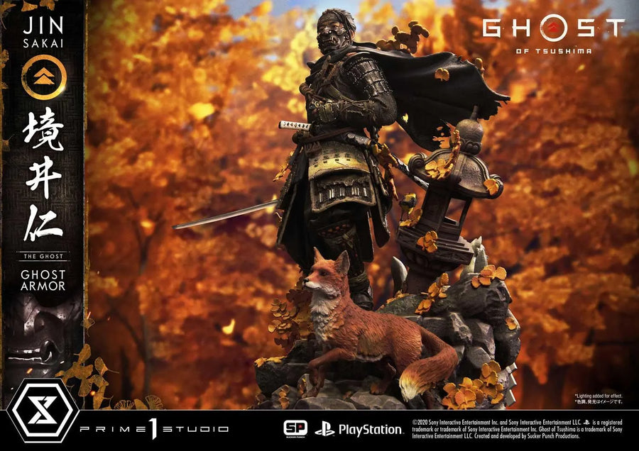 Jin Sakai, The Ghost (Regular Version) Ghost of Tsushima – Prime1Studio – ActionFigure Brasil