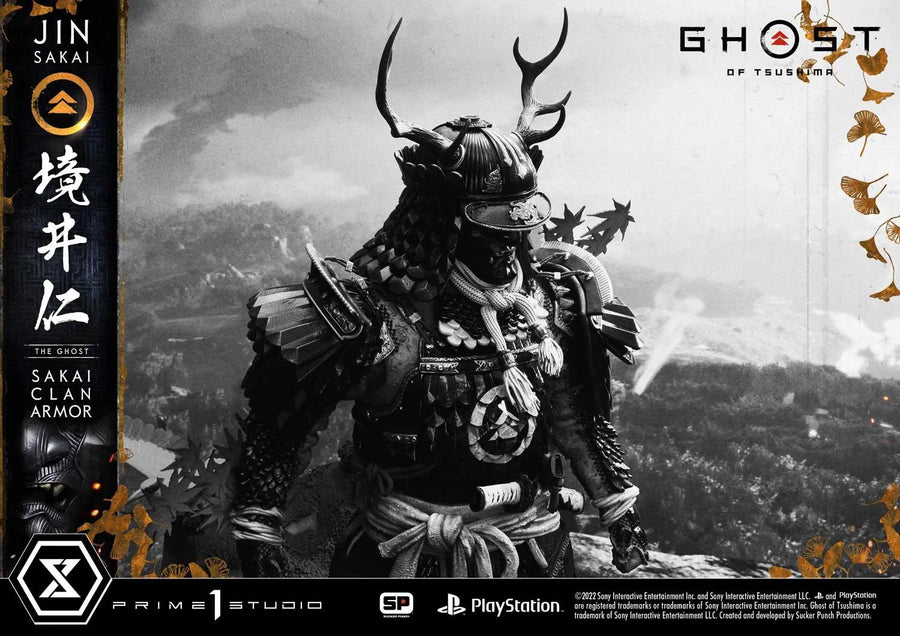 Jin Sakai, The Ghost (Regular Version) Ghost of Tsushima – Prime1Studio – ActionFigure Brasil