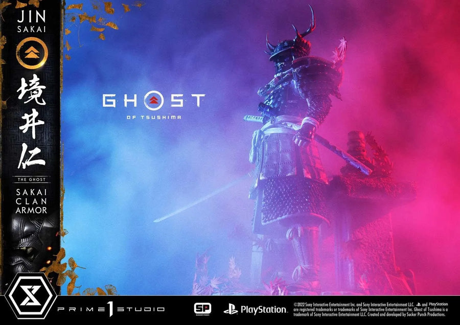 Jin Sakai, The Ghost (Regular Version) Ghost of Tsushima – Prime1Studio – ActionFigure Brasil
