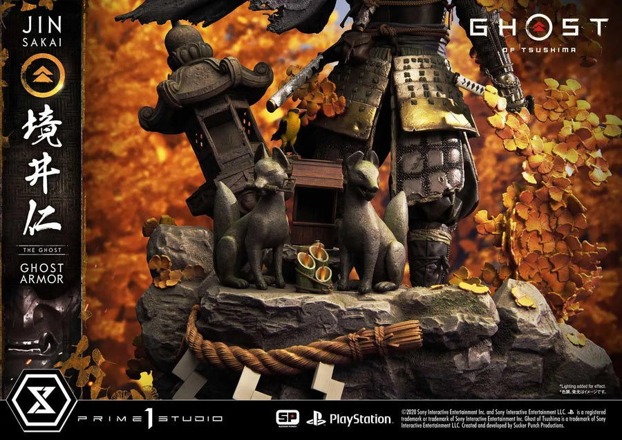 Jin Sakai, The Ghost (Regular Version) Ghost of Tsushima – Prime1Studio – ActionFigure Brasil