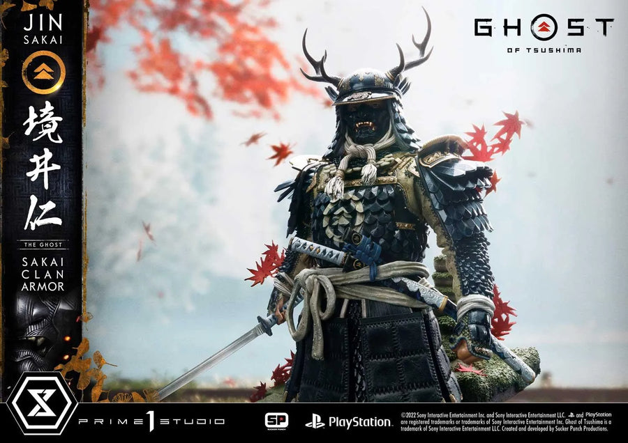Jin Sakai, The Ghost (Regular Version) Ghost of Tsushima – Prime1Studio – ActionFigure Brasil
