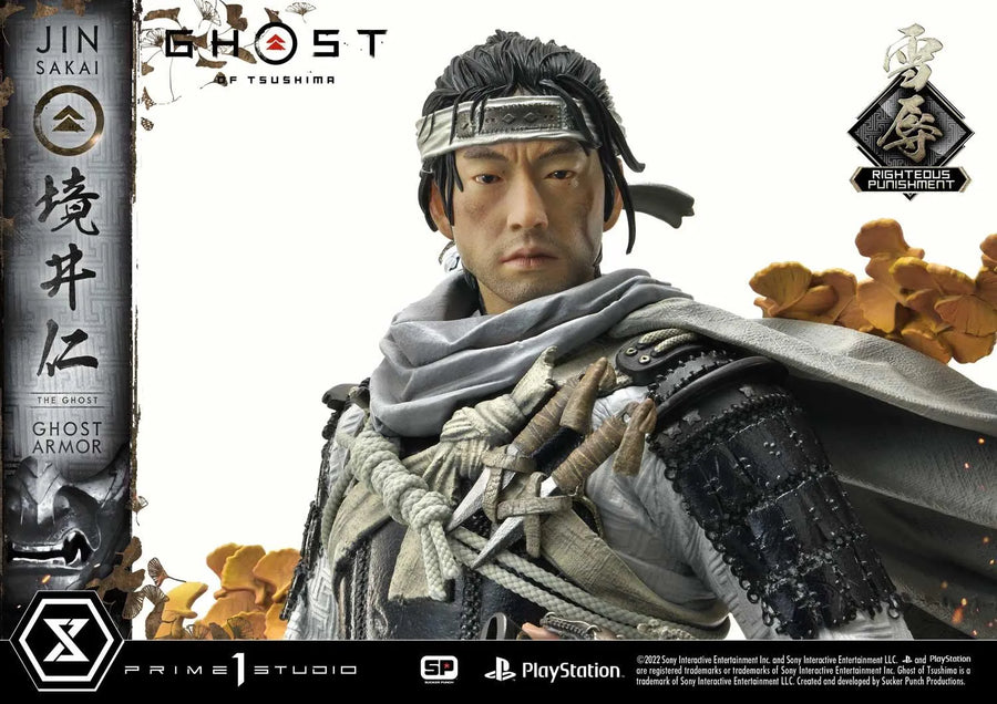 Jin Sakai, The Ghost (Righteous Punishment Ghost Armor Edition) Ghost of Tsushima – Prime1Studio – ActionFigure Brasil