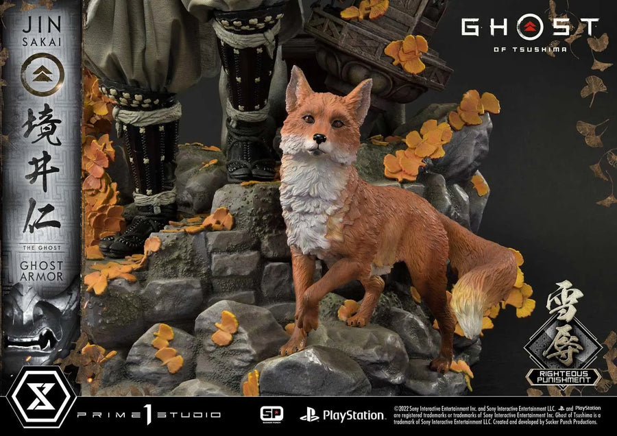 Jin Sakai, The Ghost (Righteous Punishment Ghost Armor Edition) Ghost of Tsushima – Prime1Studio – ActionFigure Brasil