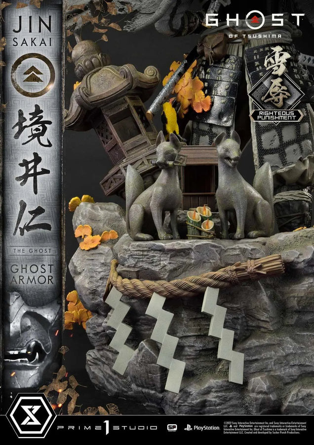 Jin Sakai, The Ghost (Righteous Punishment Ghost Armor Edition) Ghost of Tsushima – Prime1Studio – ActionFigure Brasil