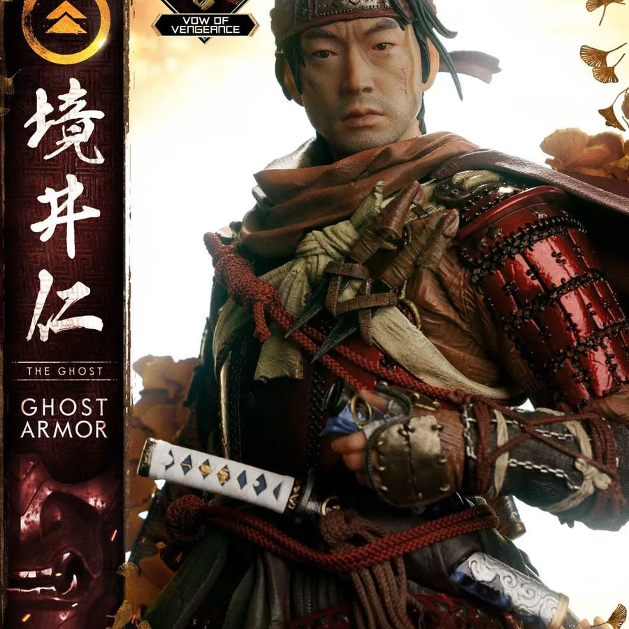 Jin Sakai, The Ghost (Vow of Vengeance Ghost Armor Edition) Ghost of Tsushima – Prime1Studio – ActionFigure Brasil