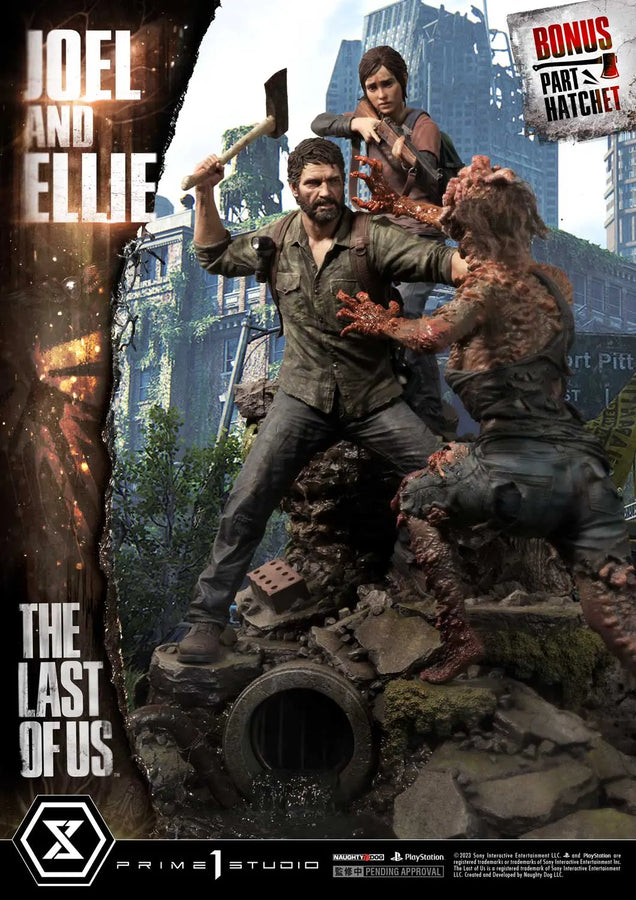 Joel ＆ Ellie (Deluxe Bonus Version) The Last of Us PartⅠ – Prime1Studio – ActionFigure Brasil