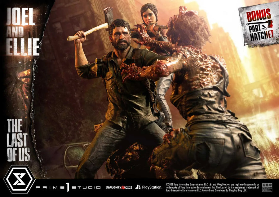 Joel ＆ Ellie (Deluxe Bonus Version) The Last of Us PartⅠ – Prime1Studio – ActionFigure Brasil