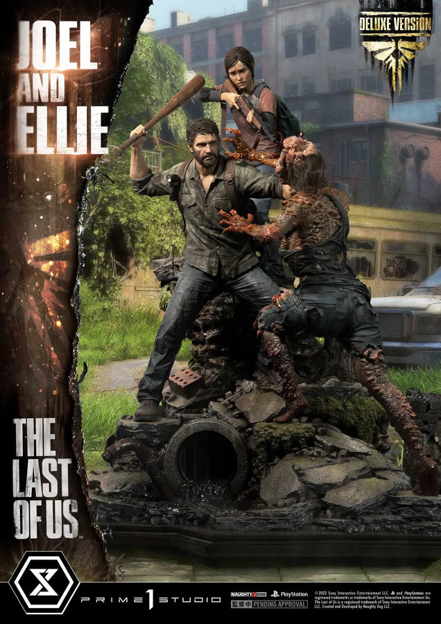 Joel ＆ Ellie (Deluxe Bonus Version) The Last of Us PartⅠ – Prime1Studio – ActionFigure Brasil
