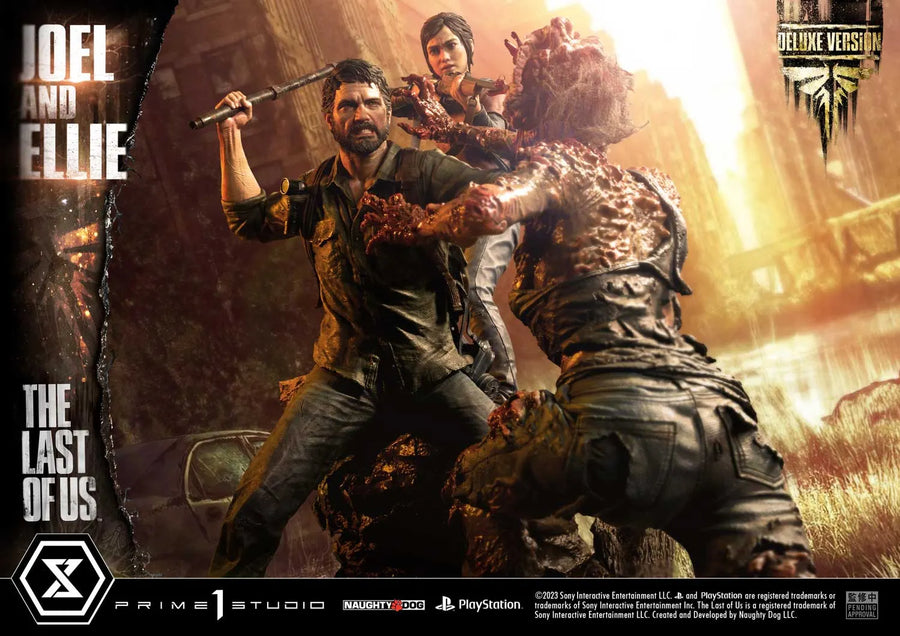 Joel ＆ Ellie (Deluxe Bonus Version) The Last of Us PartⅠ – Prime1Studio – ActionFigure Brasil