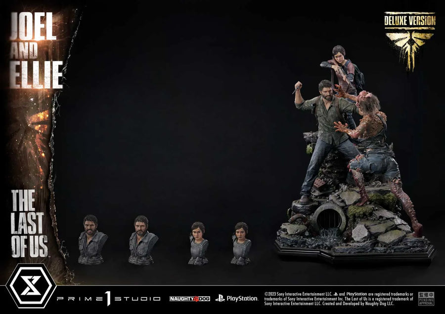 Joel ＆ Ellie (Deluxe Bonus Version) The Last of Us PartⅠ – Prime1Studio – ActionFigure Brasil