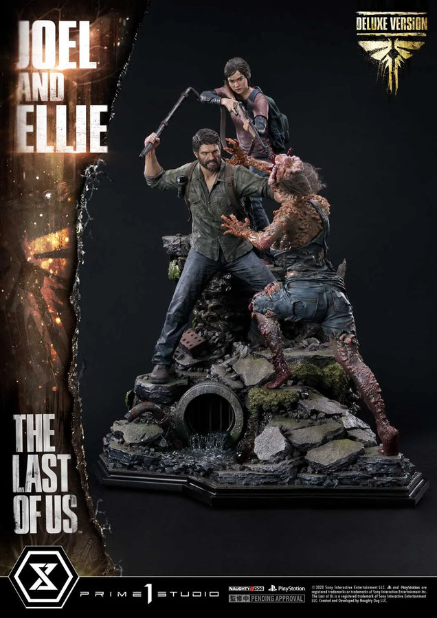 Joel ＆ Ellie (Deluxe Bonus Version) The Last of Us PartⅠ – Prime1Studio – ActionFigure Brasil