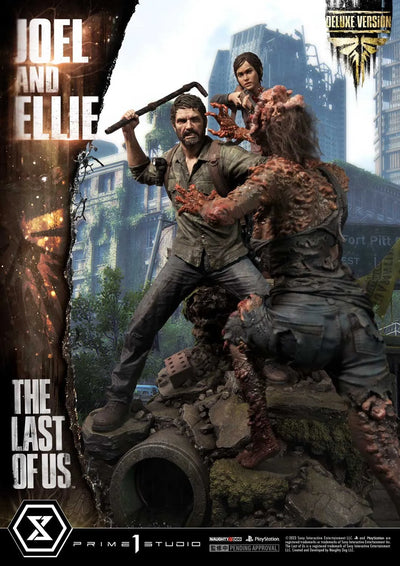 Joel & Ellie (Deluxe Version) - LIMITED EDITION: 200 (Deluxe Version) – Prime 1 Studio – ActionFigure Brasil