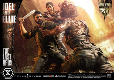Joel & Ellie (Deluxe Version) - LIMITED EDITION: 200 (Deluxe Version) – Prime 1 Studio – ActionFigure Brasil — close