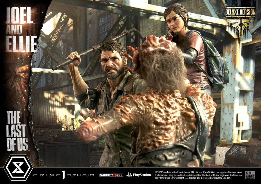 Joel ＆ Ellie (Deluxe Version) The Last of Us PartⅠ – Prime1Studio – ActionFigure Brasil