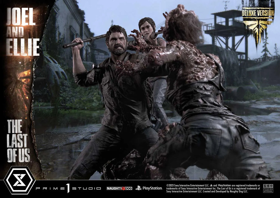 Joel ＆ Ellie (Deluxe Version) The Last of Us PartⅠ – Prime1Studio – ActionFigure Brasil