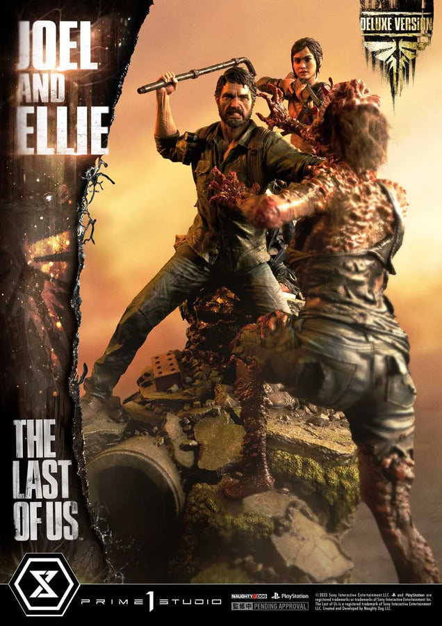 Joel ＆ Ellie (Deluxe Version) The Last of Us PartⅠ – Prime1Studio – ActionFigure Brasil