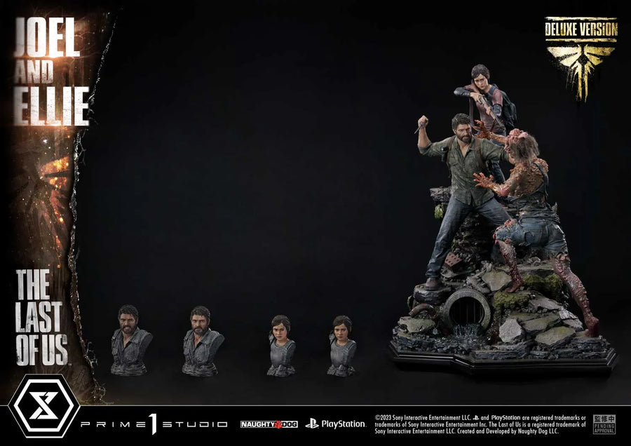 Joel ＆ Ellie (Deluxe Version) The Last of Us PartⅠ – Prime1Studio – ActionFigure Brasil