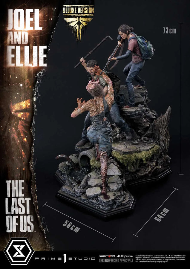 Joel ＆ Ellie (Deluxe Version) The Last of Us PartⅠ – Prime1Studio – ActionFigure Brasil