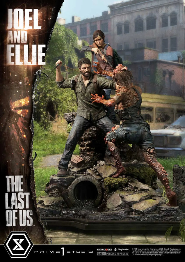 Joel ＆ Ellie (Deluxe Version) The Last of Us PartⅠ – Prime1Studio – ActionFigure Brasil