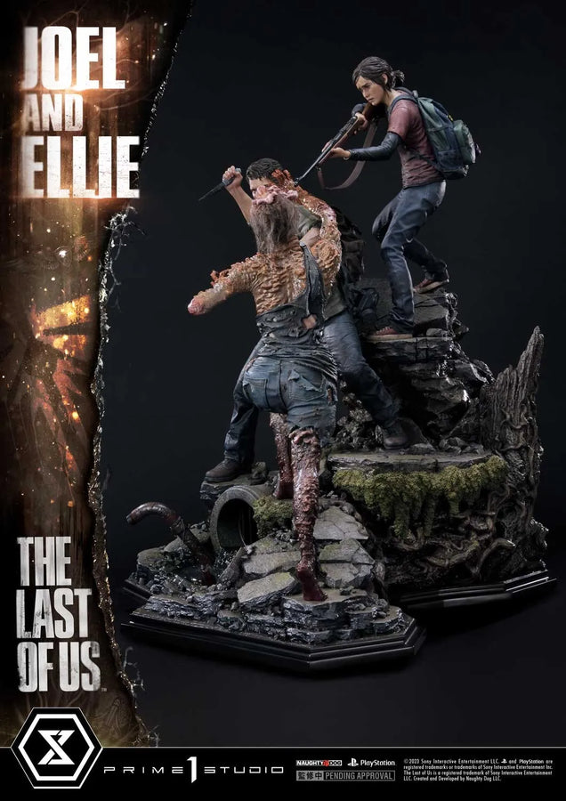 Joel & Ellie - LIMITED EDITION: 200 (Standard Version) – Prime 1 Studio – ActionFigure Brasil