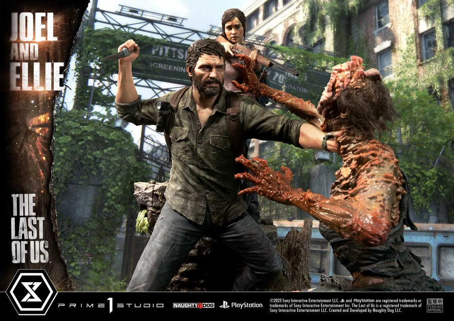 Joel ＆ Ellie (Regular version) The Last of Us PartⅠ – Prime1Studio – ActionFigure Brasil