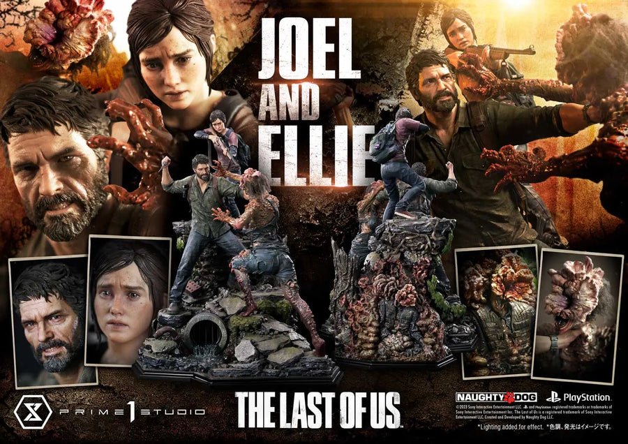 Joel ＆ Ellie (Regular version) The Last of Us PartⅠ – Prime1Studio – ActionFigure Brasil