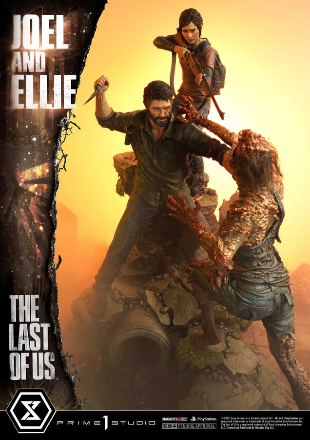 Joel ＆ Ellie (Regular version) The Last of Us PartⅠ – Prime1Studio – ActionFigure Brasil