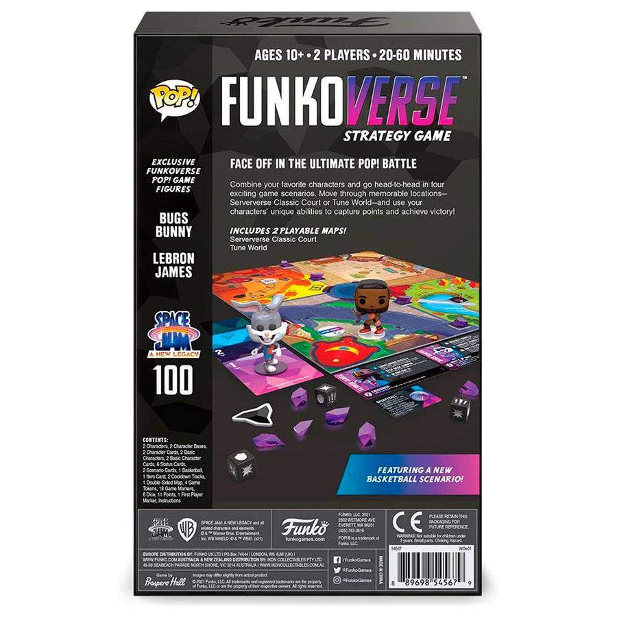 JOGO DE TABULEIRO POP FUNKOVERSE - SPACE JAM: A NEW LEGACY 54567