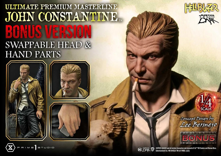 JOHN CONSTANTINE (Deluxe Bonus Version) Hell Blazer (Comics) – Prime1Studio – ActionFigure Brasil