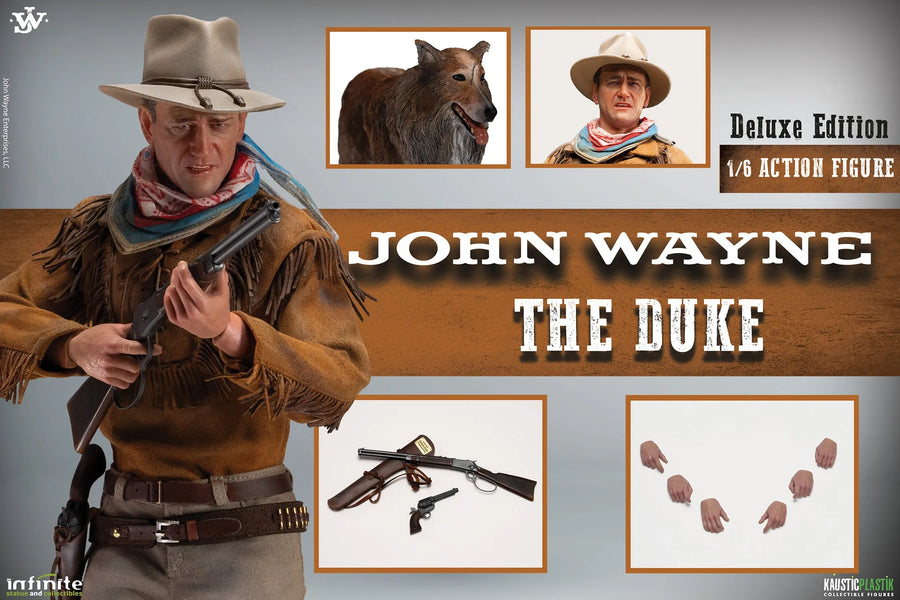 John Wayne as The Duke Deluxe - LIMITED EDITION: TBD (Deluxe Version) – Infinite Statue – ActionFigure Brasil