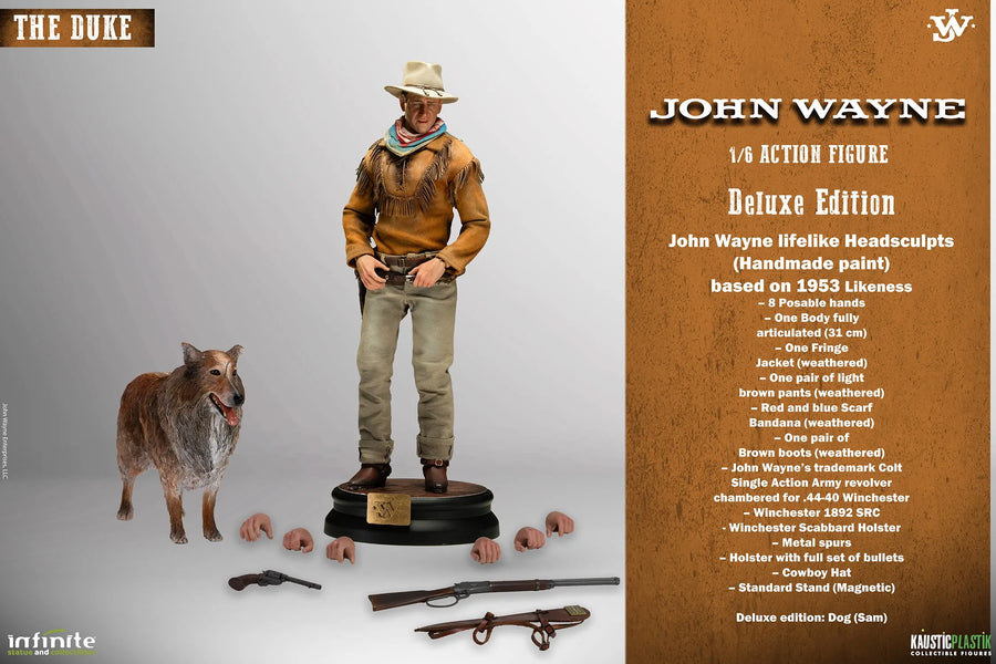 John Wayne as The Duke Deluxe - LIMITED EDITION: TBD (Deluxe Version) – Infinite Statue – ActionFigure Brasil