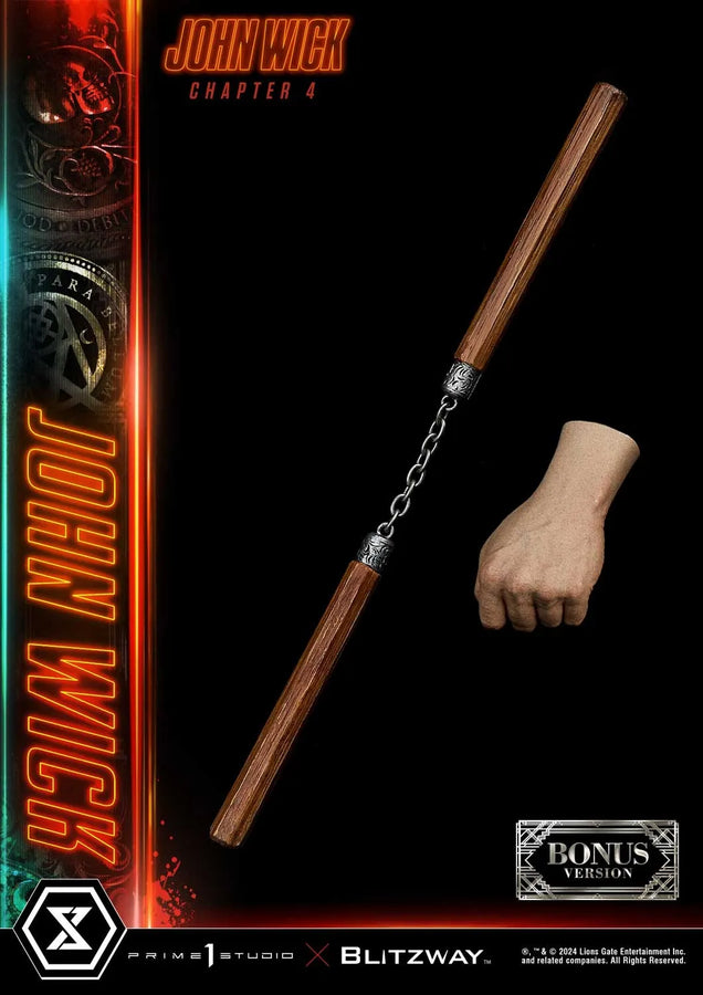 John Wick (Deluxe Bonus Version) - LIMITED EDITION: 150 (Deluxe Bonus Version) – Prime 1 Studio – ActionFigure Brasil