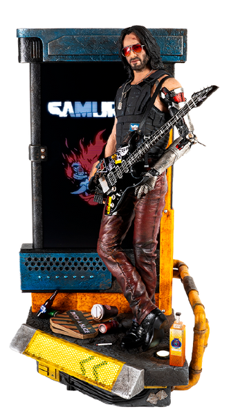 Johnny Silverhand - LIMITED EDITION: 2077 (Exclusive) – PureArts – ActionFigure Brasil — acessórios