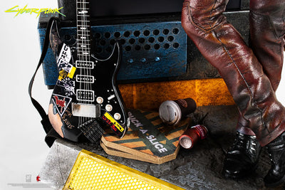 Johnny Silverhand - LIMITED EDITION: 2077 (Exclusive) – PureArts – ActionFigure Brasil — com base expositora