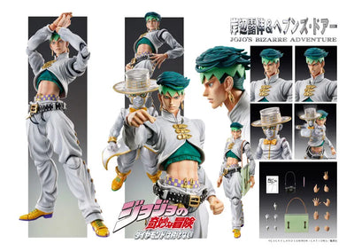 Jojo no Kimyou na Bouken - Diamond wa Kudakenai - Heaven's Door - Kishibe Rohan - Super Action Statue #29 (Medicos Entertainment)ㅤ – Medicos Entertainment As Manufacturer – ActionFigureBrasil — acessórios